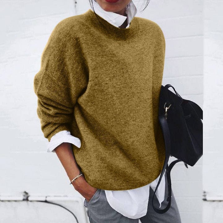 Damen-Strickpullover mit Rundhalsausschnitt | Langarm - Image 4
