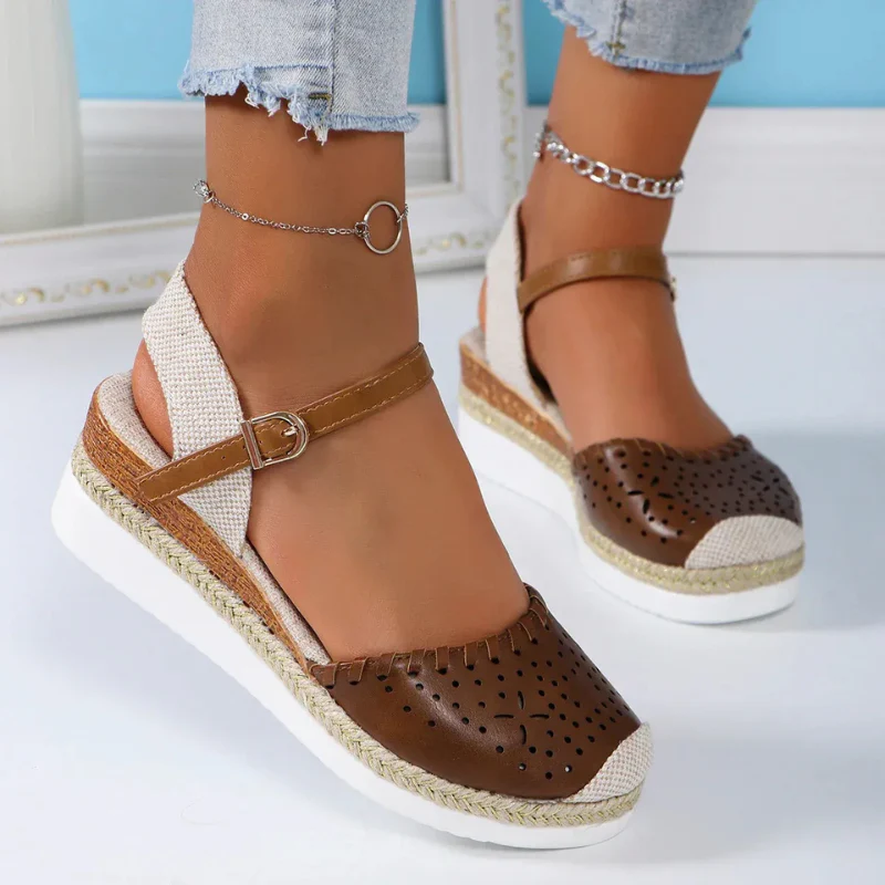 Damen stylische Espadrilles mit Knöchelriemen | Sommer - Image 2