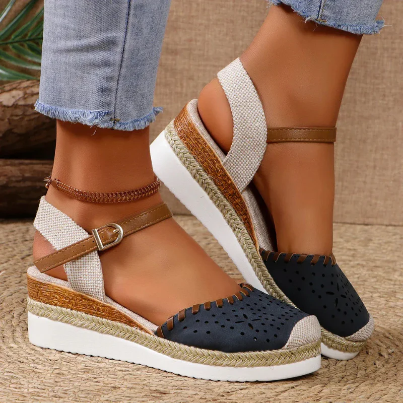 Damen stylische Espadrilles mit Knöchelriemen | Sommer - Image 3