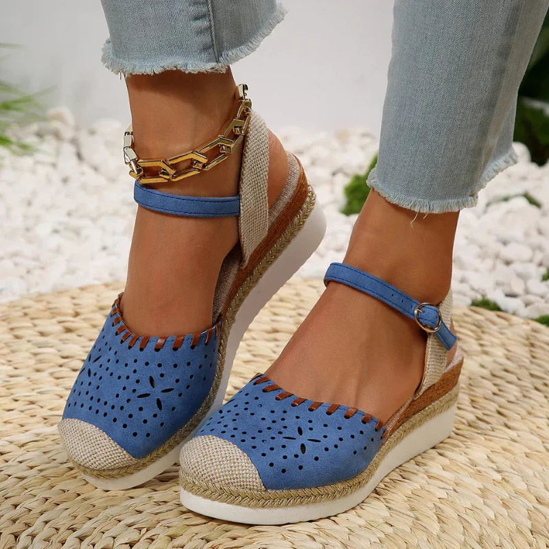 Damen stylische Espadrilles mit Knöchelriemen | Sommer - Image 6