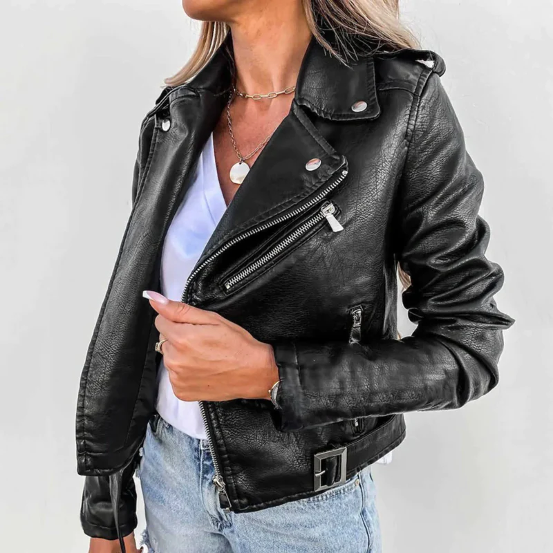 Damen stylische Moto-Jacke | Softshell - Image 2