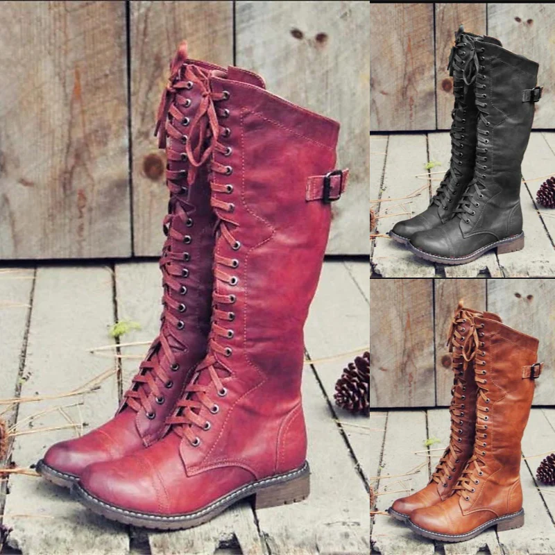 Damen stylische Vintage-Stiefel | Bequeme - Image 2