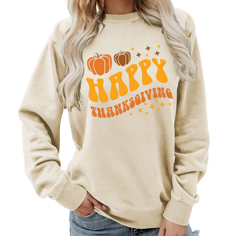 Damen Sweater mit festlichem Pumpkin-Motiv und gemütlicher Passform - Image 12