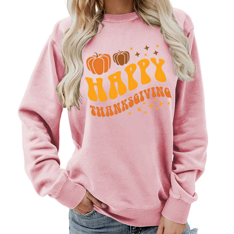 Damen Sweater mit festlichem Pumpkin-Motiv und gemütlicher Passform - Image 13