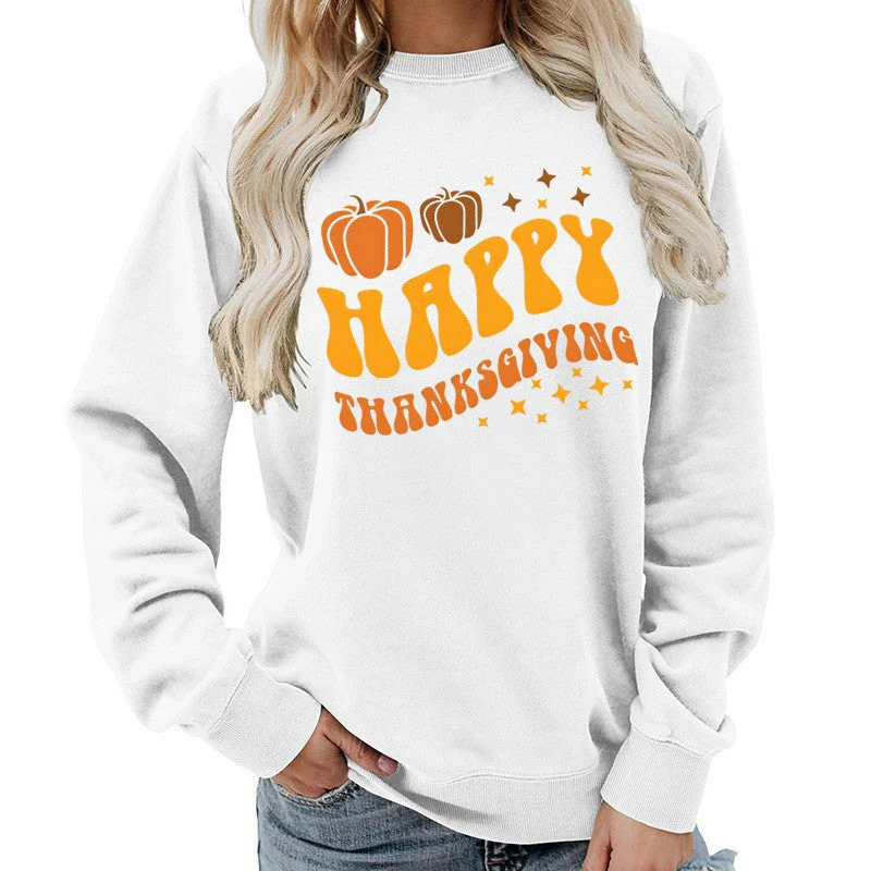 Damen Sweater mit festlichem Pumpkin-Motiv und gemütlicher Passform - Image 2