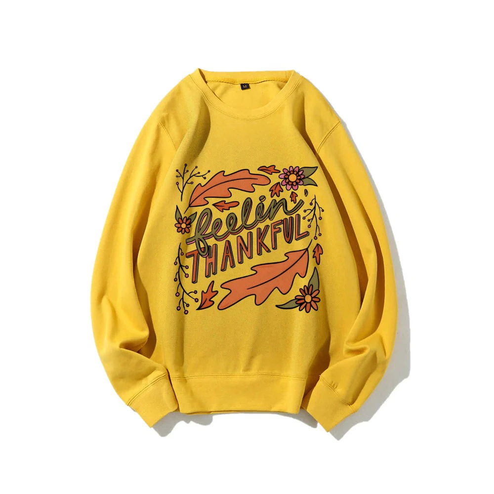 Damen Sweatshirt mit buntem Herbstmotiv und inspirierendem Schriftzug - Image 11