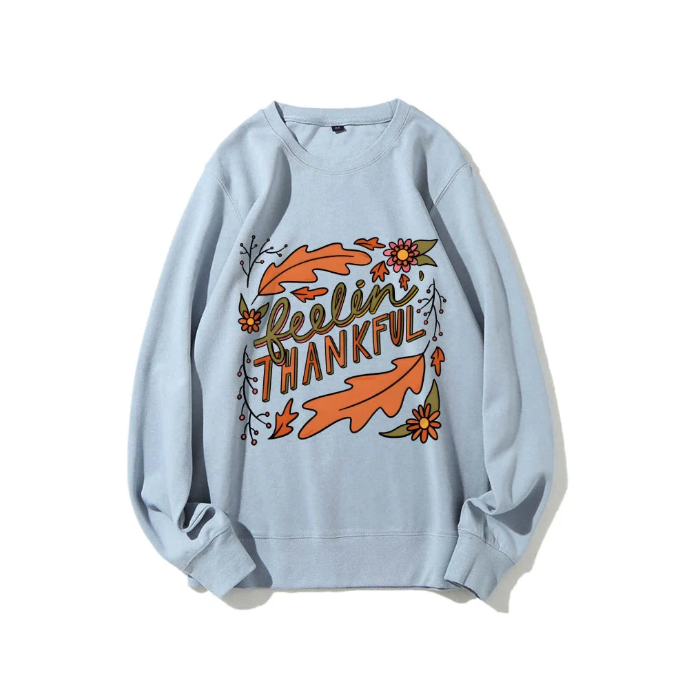 Damen Sweatshirt mit buntem Herbstmotiv und inspirierendem Schriftzug - Image 12