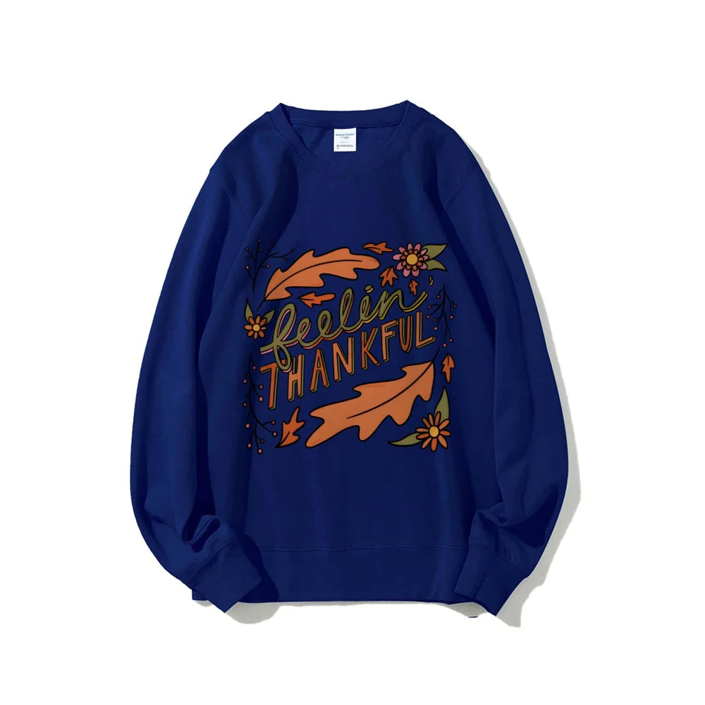 Damen Sweatshirt mit buntem Herbstmotiv und inspirierendem Schriftzug - Image 16