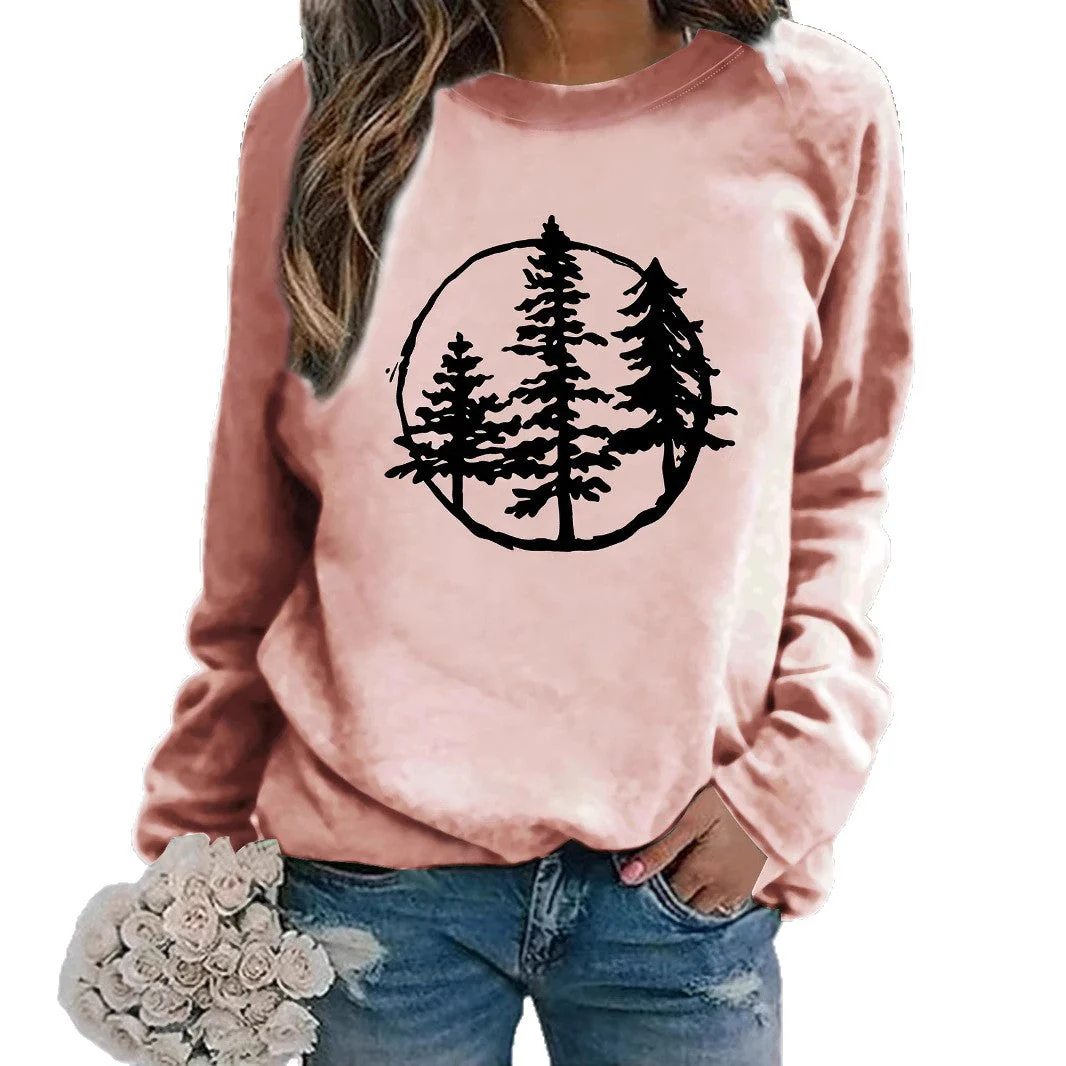 Damen Sweatshirt mit coolem Naturmotiv und lässigem Schnitt - Image 4