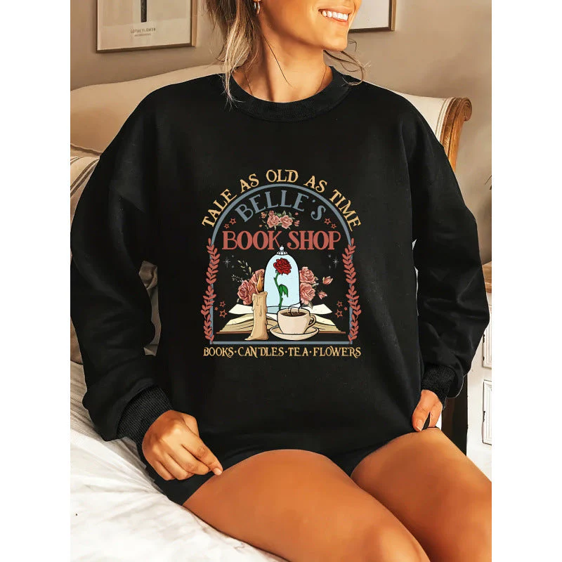 Damen Sweatshirt mit einzigartigem Buchladen-Motiv - Image 2
