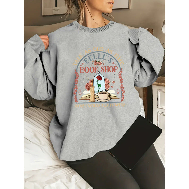 Damen Sweatshirt mit einzigartigem Buchladen-Motiv - Image 6