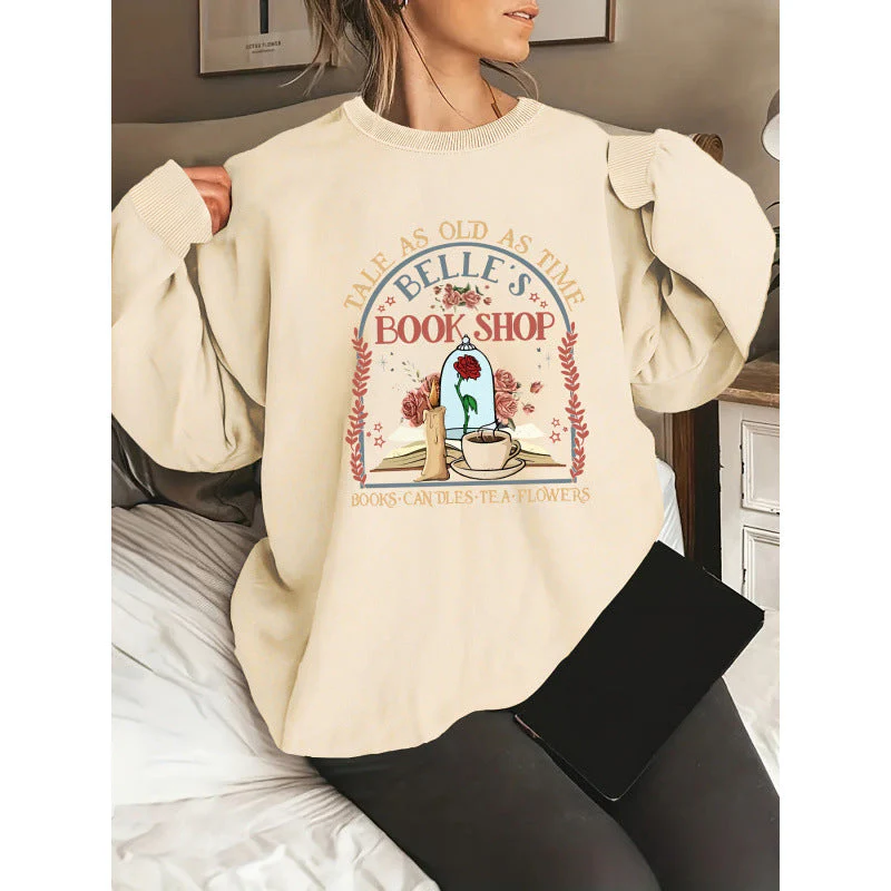 Damen Sweatshirt mit einzigartigem Buchladen-Motiv - Image 7
