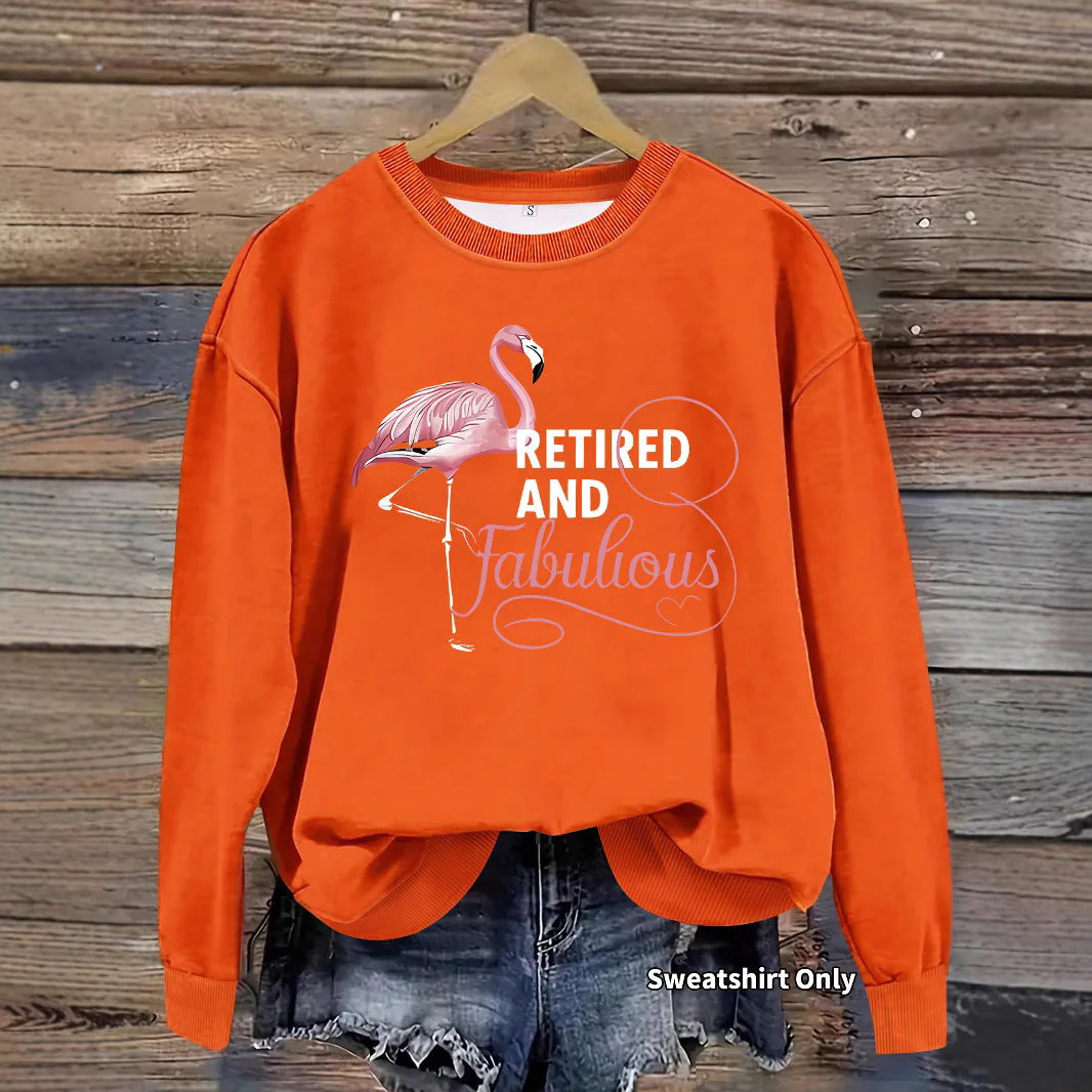 Damen Sweatshirt mit einzigartigem Flamingo-Motiv und inspirierendem Aufdruck - Image 2