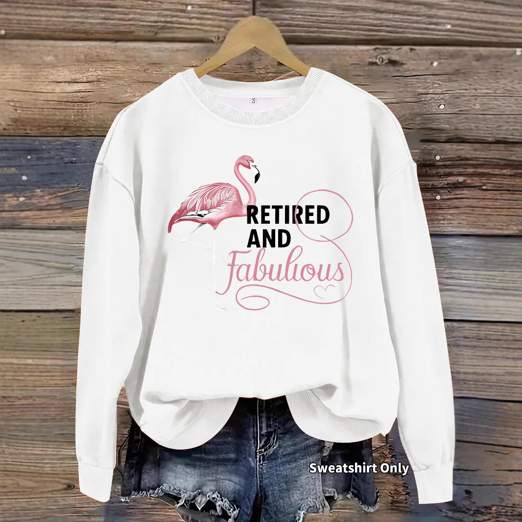 Damen Sweatshirt mit einzigartigem Flamingo-Motiv und inspirierendem Aufdruck - Image 3
