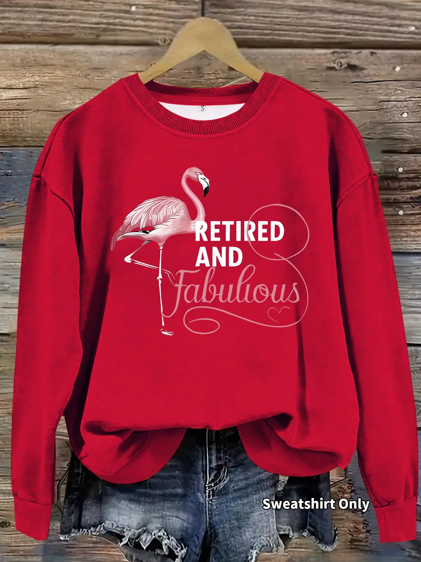 Damen Sweatshirt mit einzigartigem Flamingo-Motiv und inspirierendem Aufdruck - Image 5