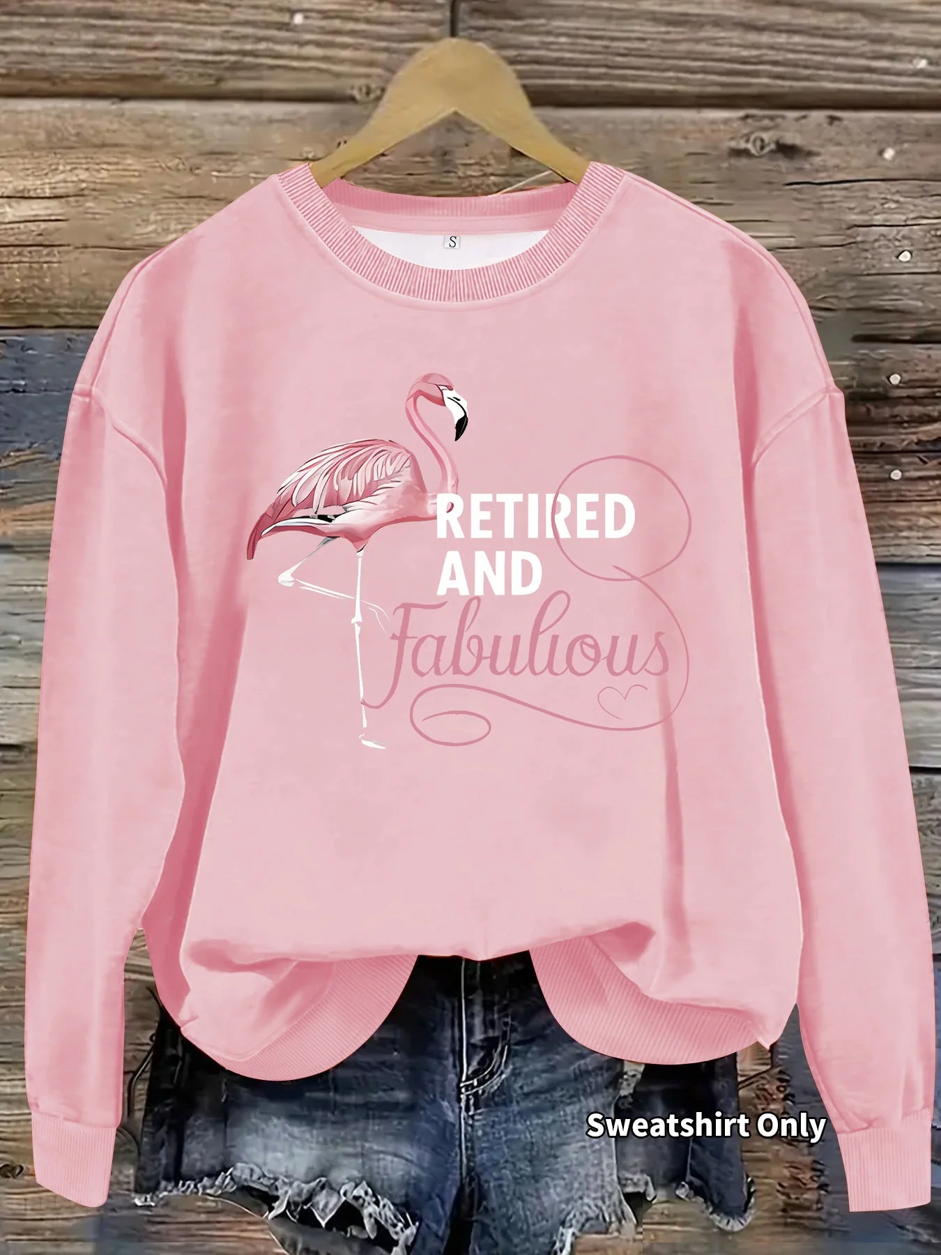 Damen Sweatshirt mit einzigartigem Flamingo-Motiv und inspirierendem Aufdruck - Image 6