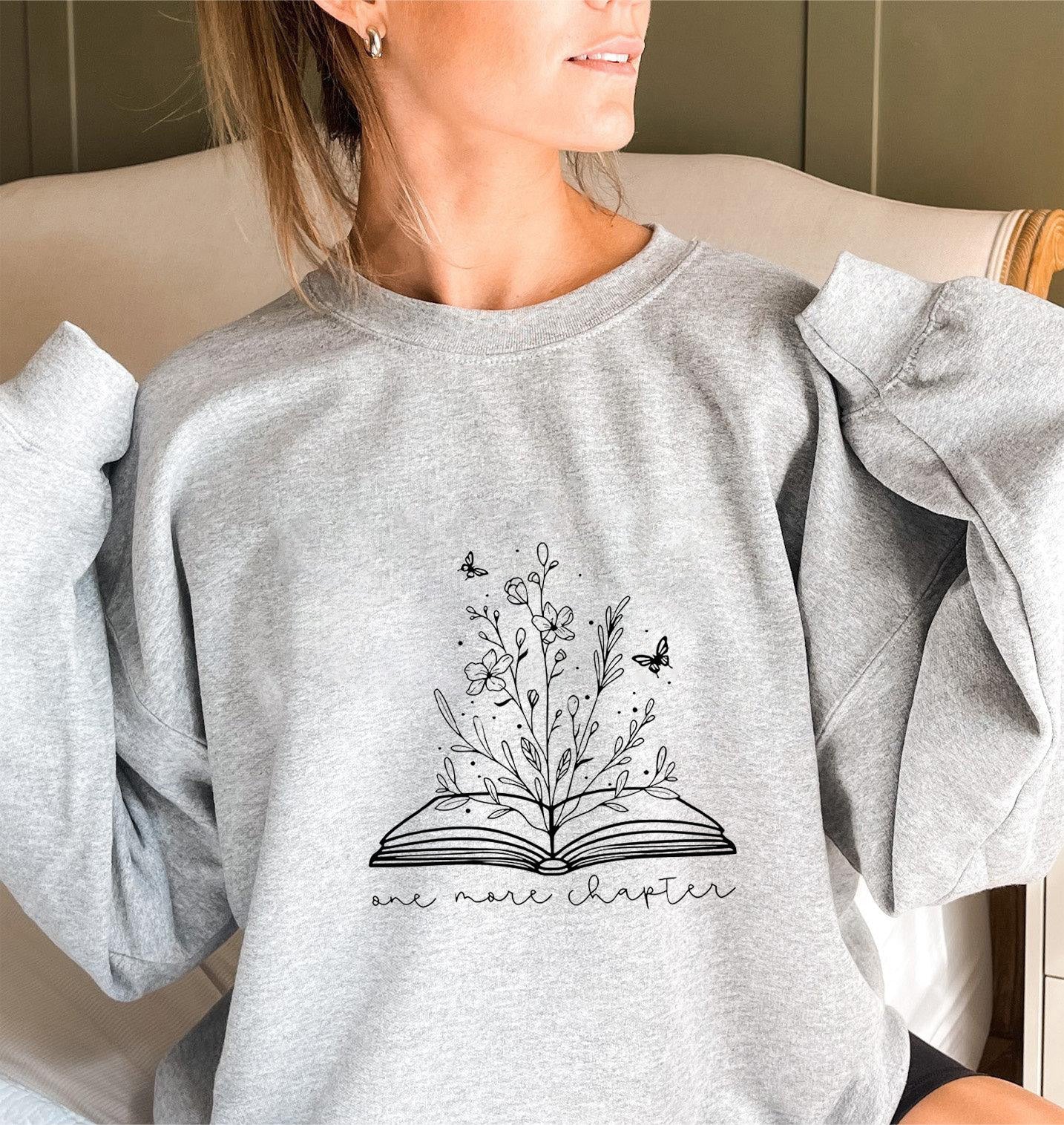 Damen Sweatshirt mit elegantem Blumendesign und inspirierendem Aufdruck - Image 5