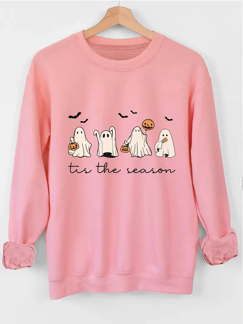 Damen Sweatshirt mit fröhlichem Halloween-Motiv und lässigem Schnitt - Image 5