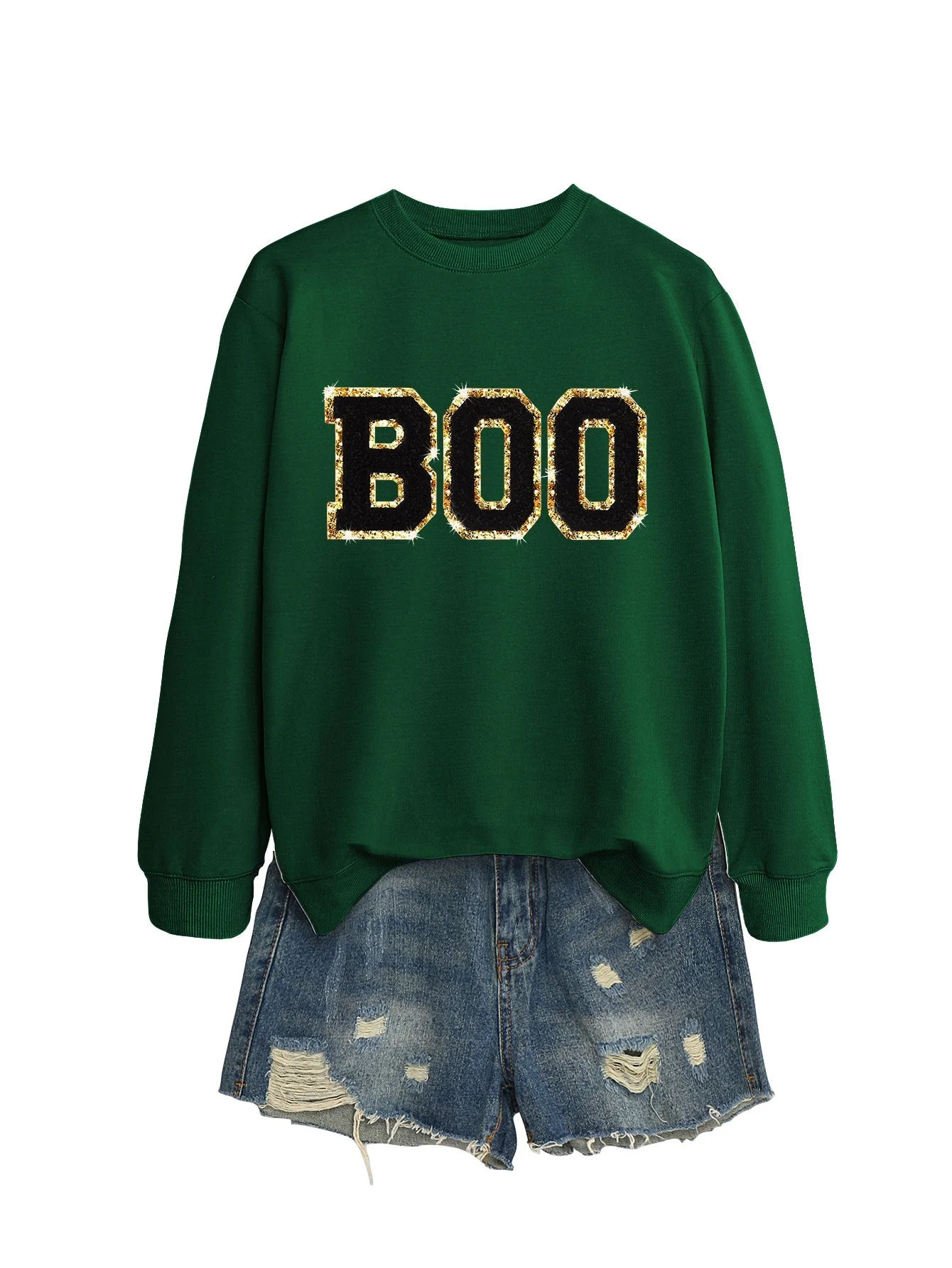 Damen Sweatshirt mit glitzerndem Aufdruck - Image 10