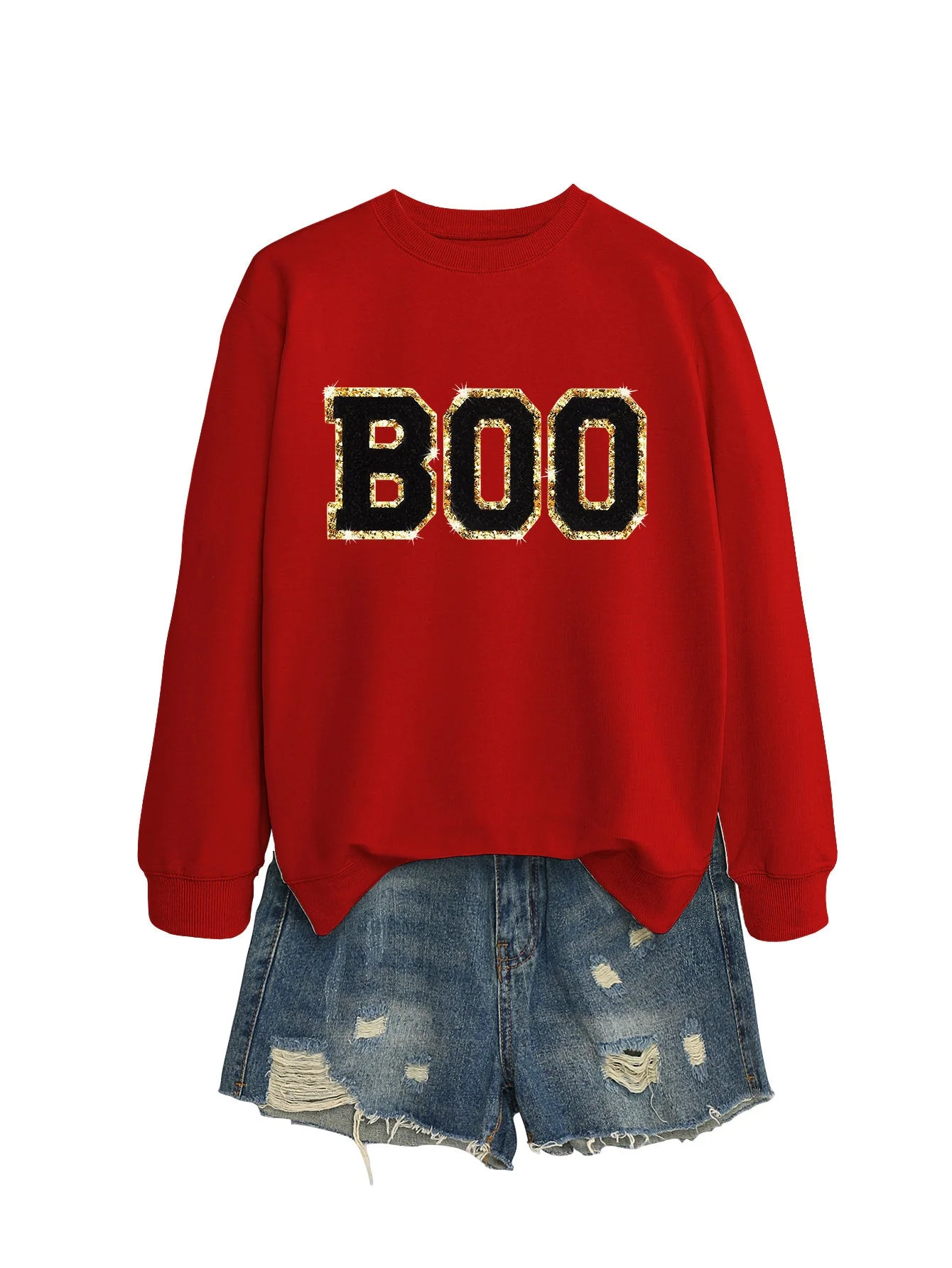 Damen Sweatshirt mit glitzerndem Aufdruck - Image 11