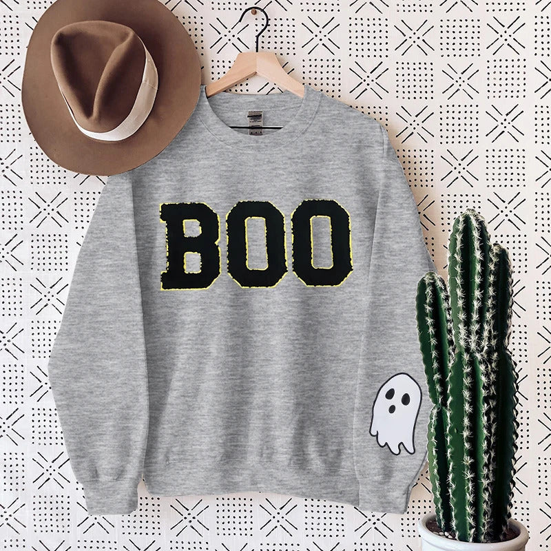 Damen Sweatshirt mit gruseligem Aufdruck - Image 10