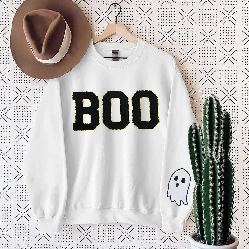 Damen Sweatshirt mit gruseligem Aufdruck - Image 8