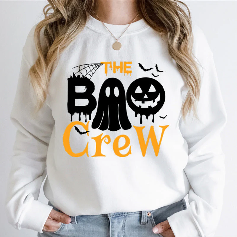 Damen Sweatshirt mit Halloween-Thema und kreativem Grafikdruck - Image 10