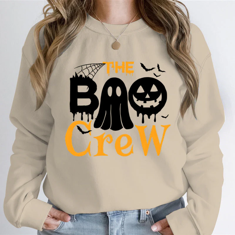 Damen Sweatshirt mit Halloween-Thema und kreativem Grafikdruck - Image 11