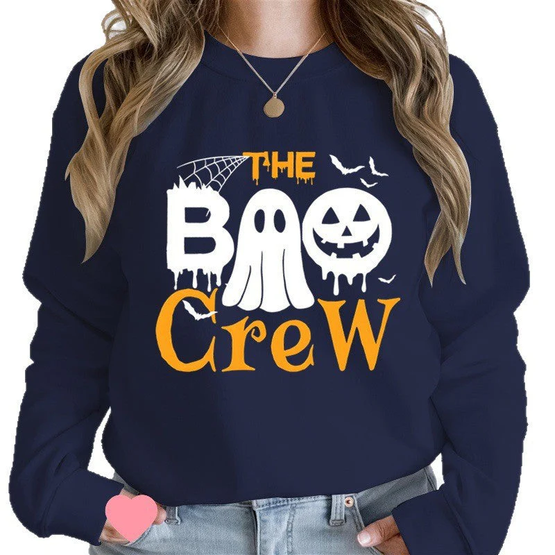 Damen Sweatshirt mit Halloween-Thema und kreativem Grafikdruck - Image 4
