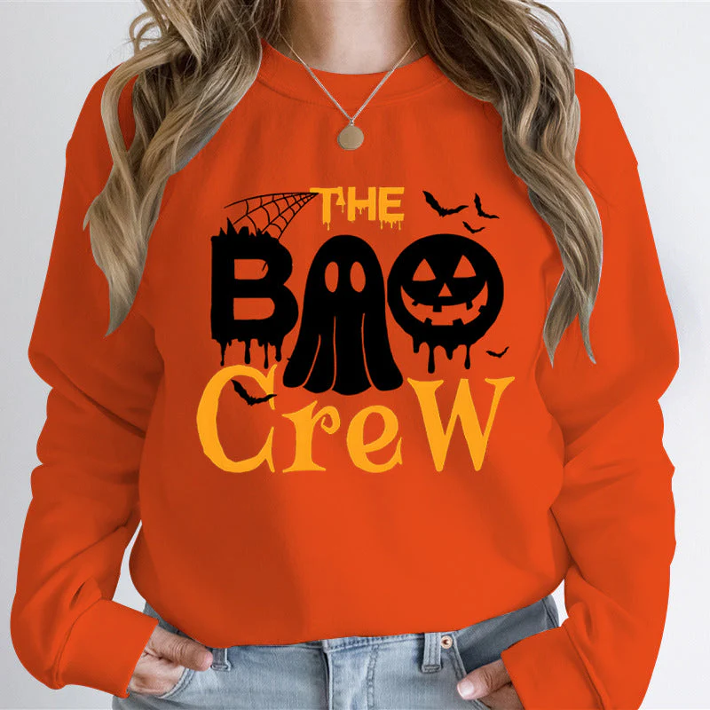 Damen Sweatshirt mit Halloween-Thema und kreativem Grafikdruck - Image 5