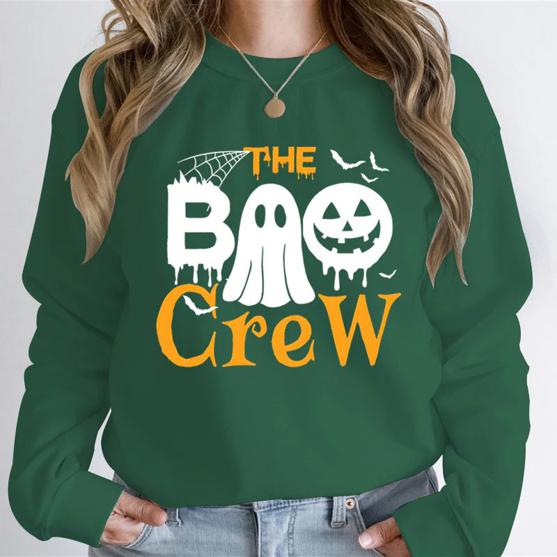 Damen Sweatshirt mit Halloween-Thema und kreativem Grafikdruck - Image 6
