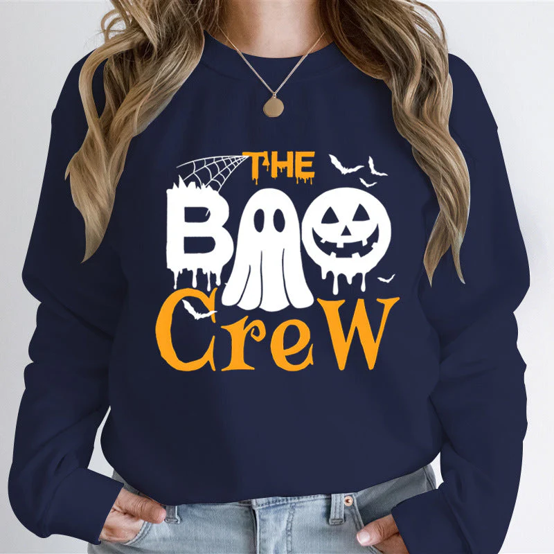 Damen Sweatshirt mit Halloween-Thema und kreativem Grafikdruck - Image 7