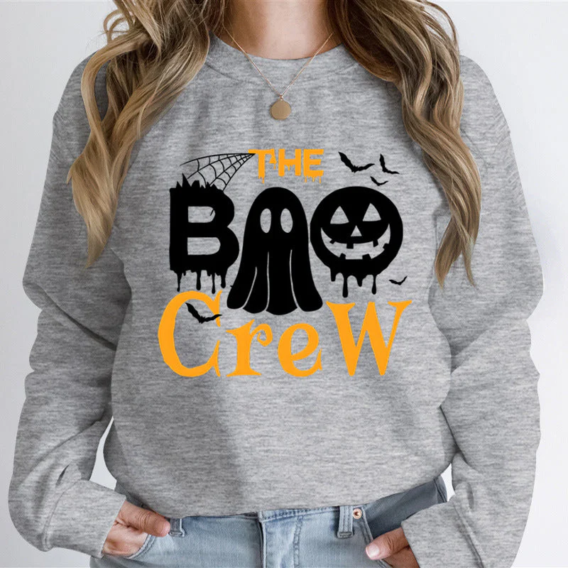 Damen Sweatshirt mit Halloween-Thema und kreativem Grafikdruck - Image 9
