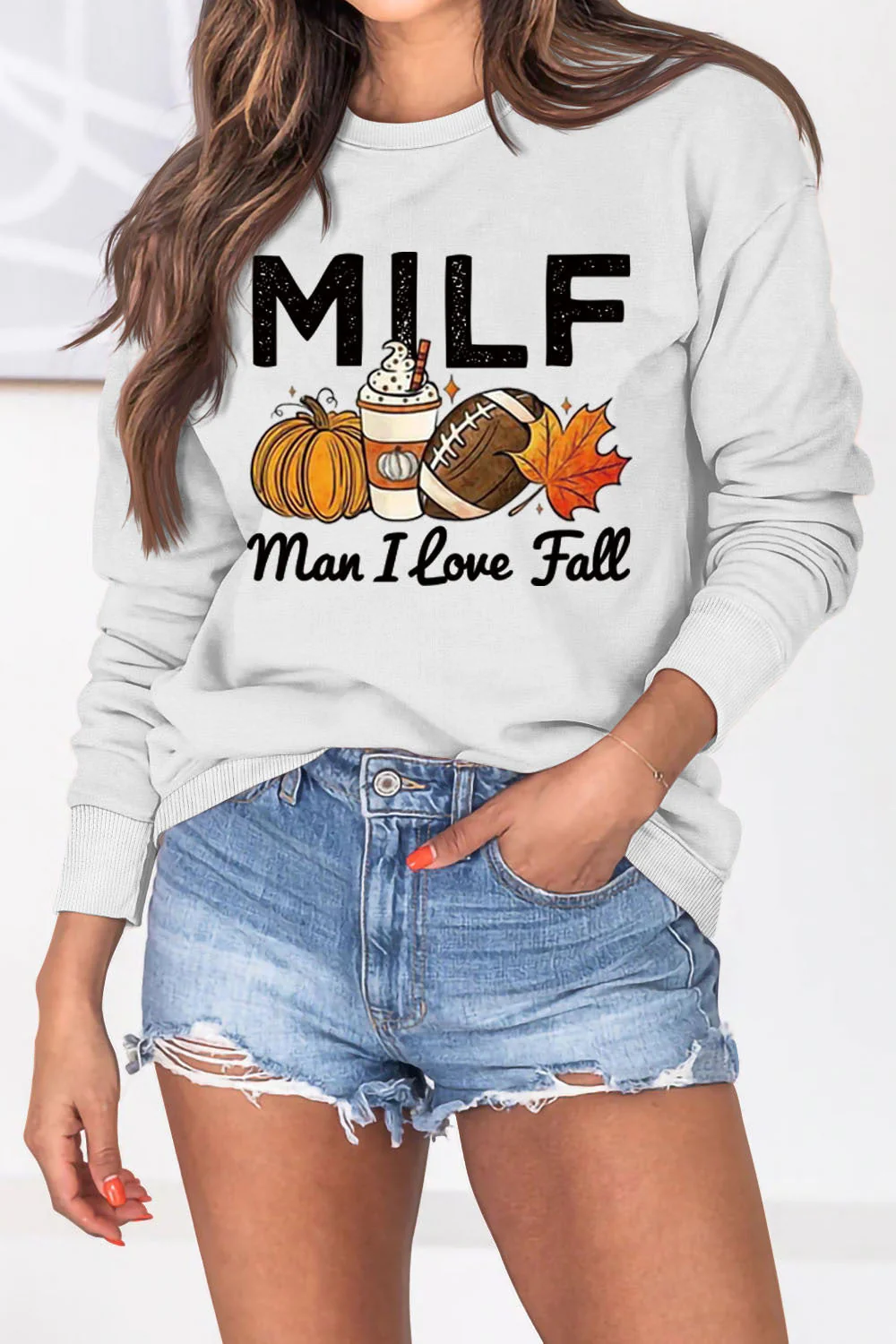 Damen Sweatshirt mit herbstlichem Essenzen-Motiv und inspirierendem Schriftzug - Image 11