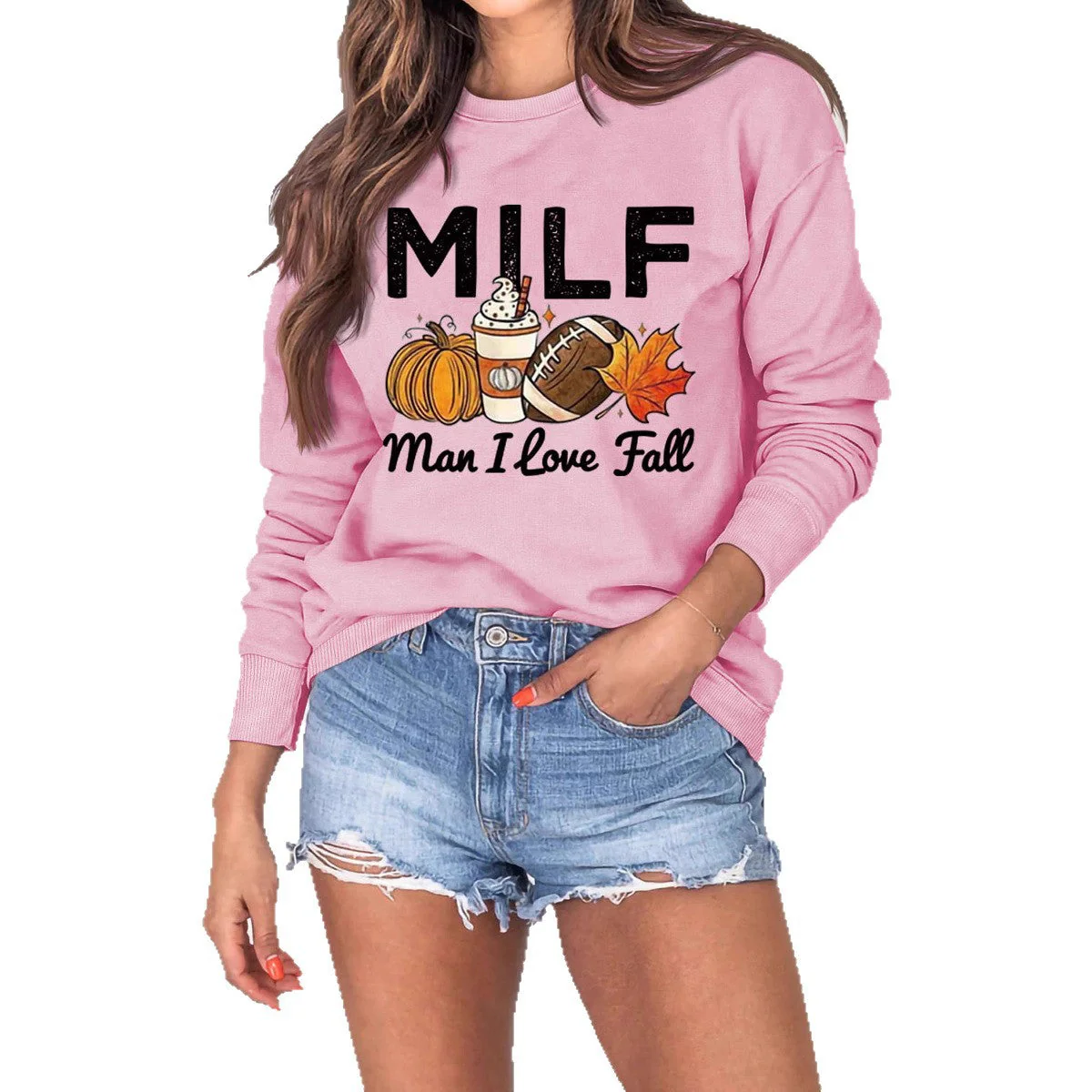 Damen Sweatshirt mit herbstlichem Essenzen-Motiv und inspirierendem Schriftzug - Image 4