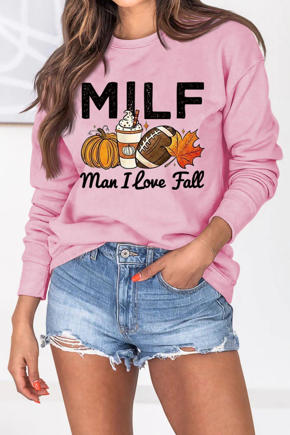 Damen Sweatshirt mit herbstlichem Essenzen-Motiv und inspirierendem Schriftzug - Image 5