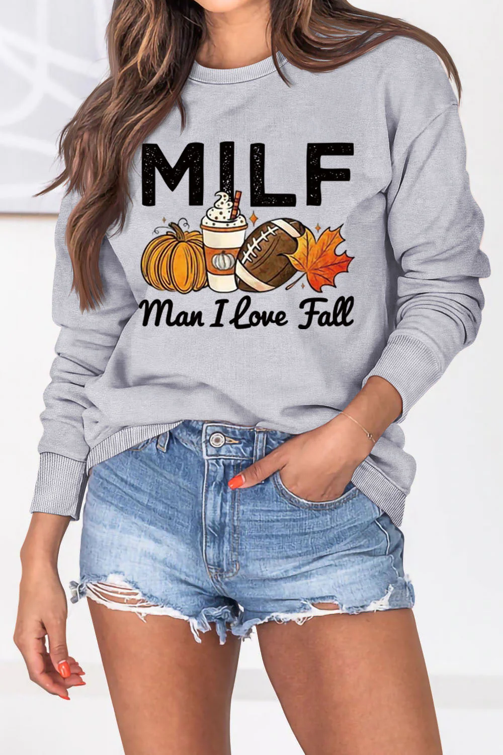 Damen Sweatshirt mit herbstlichem Essenzen-Motiv und inspirierendem Schriftzug - Image 6