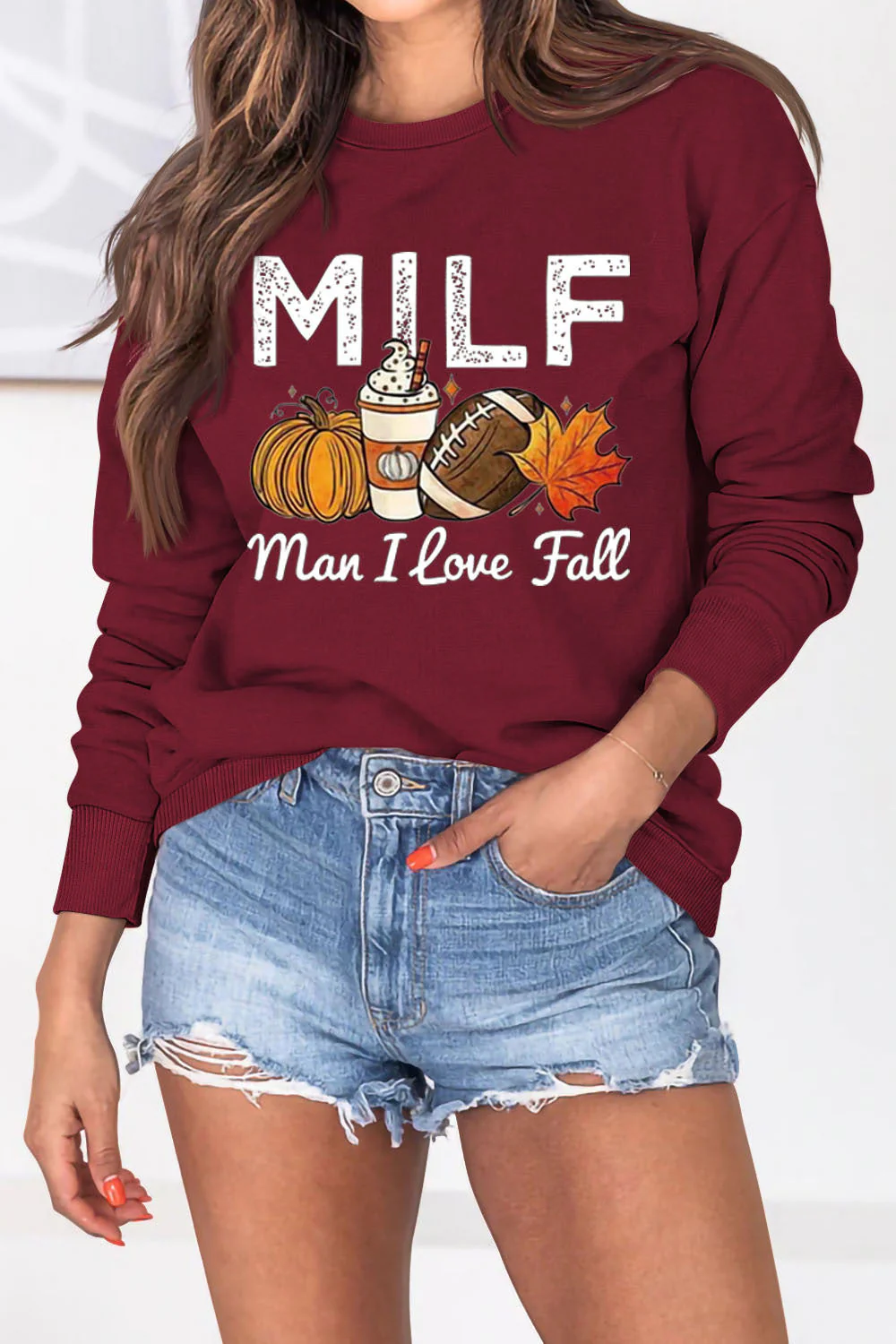 Damen Sweatshirt mit herbstlichem Essenzen-Motiv und inspirierendem Schriftzug - Image 8