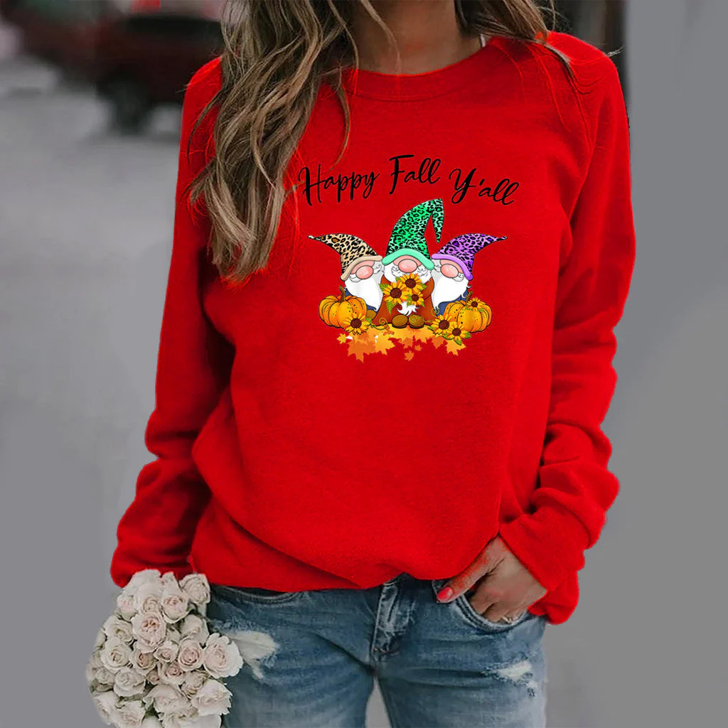 Damen Sweatshirt mit Herbstmotiv und gemütlichem Schnitt - Image 3