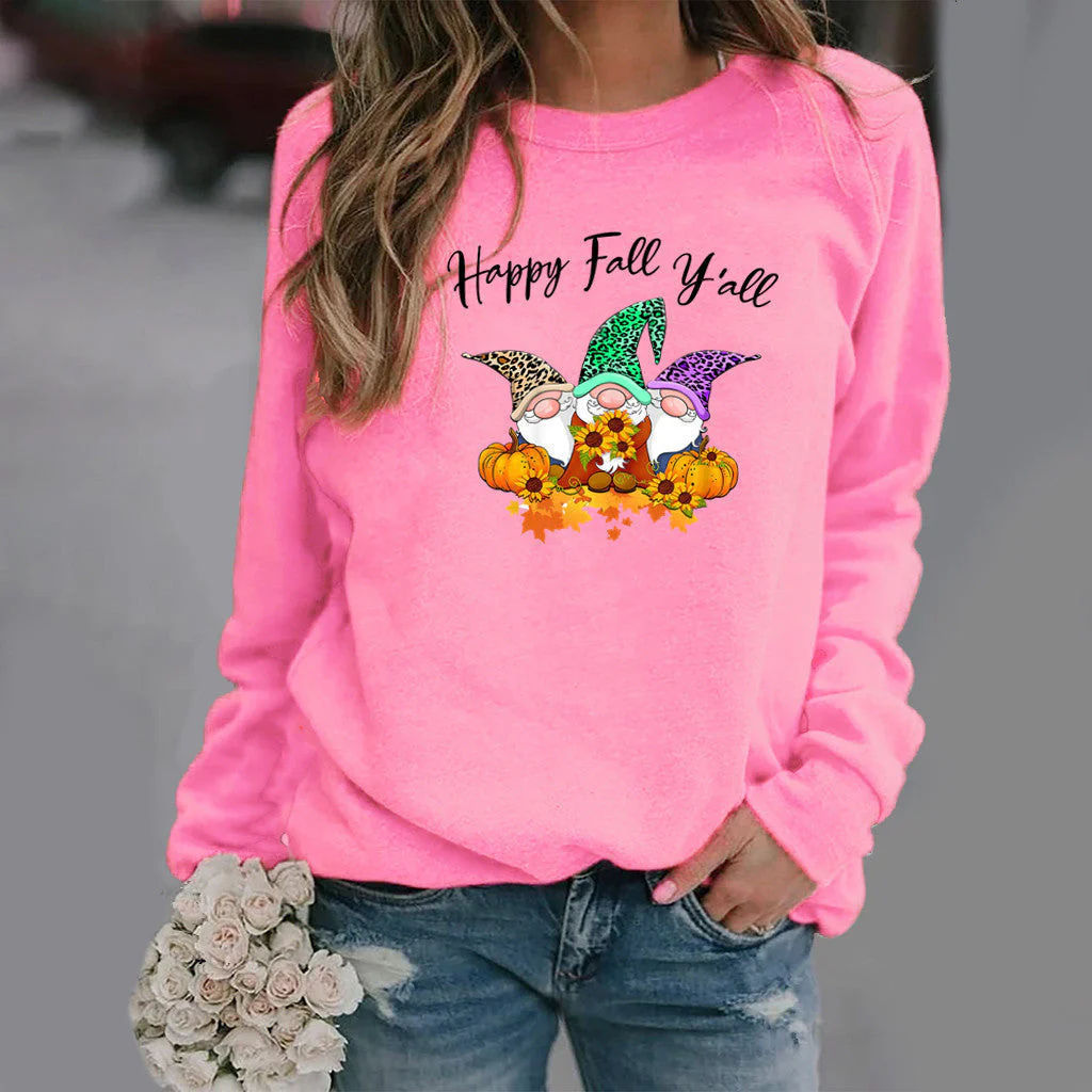 Damen Sweatshirt mit Herbstmotiv und gemütlichem Schnitt - Image 4