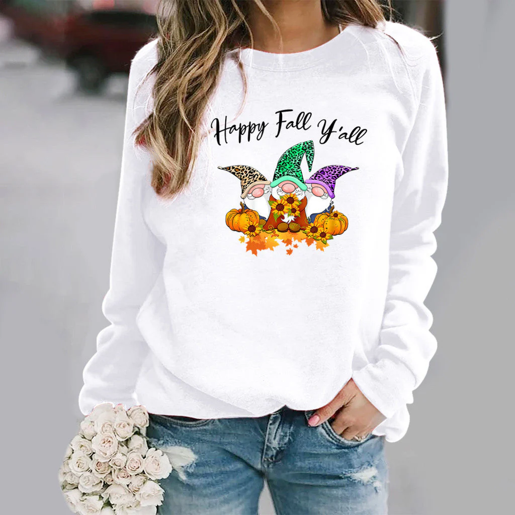 Damen Sweatshirt mit Herbstmotiv und gemütlichem Schnitt - Image 5