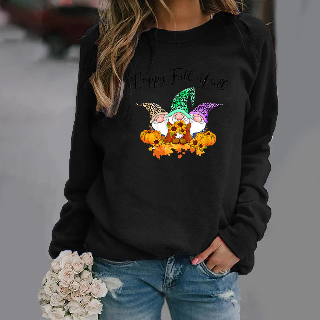 Damen Sweatshirt mit Herbstmotiv und gemütlichem Schnitt - Image 7