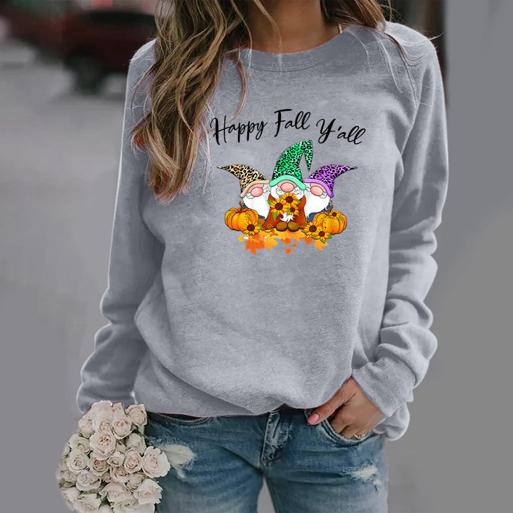 Damen Sweatshirt mit Herbstmotiv und gemütlichem Schnitt - Image 9