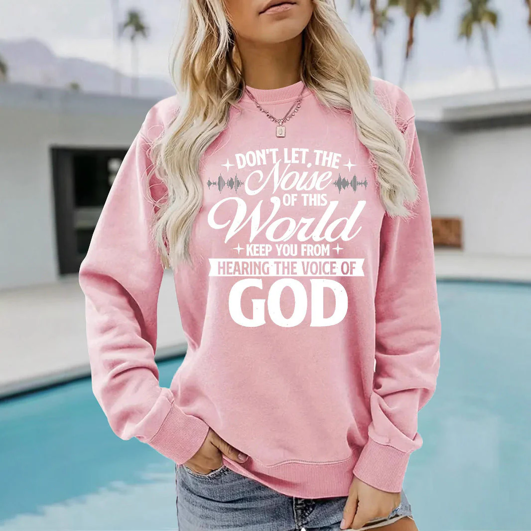 Damen Sweatshirt mit inspirierendem Aufdruck und bequemer Passform - Image 2
