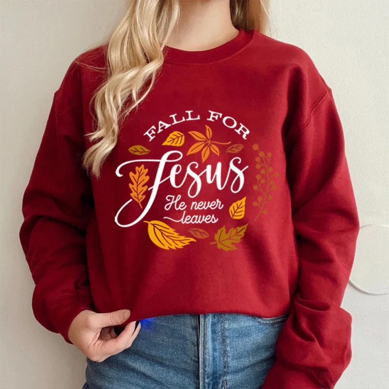 Damen Sweatshirt mit inspirierendem botanischem Herbstmotiv und angenehm weichem Innenfutter - Image 3