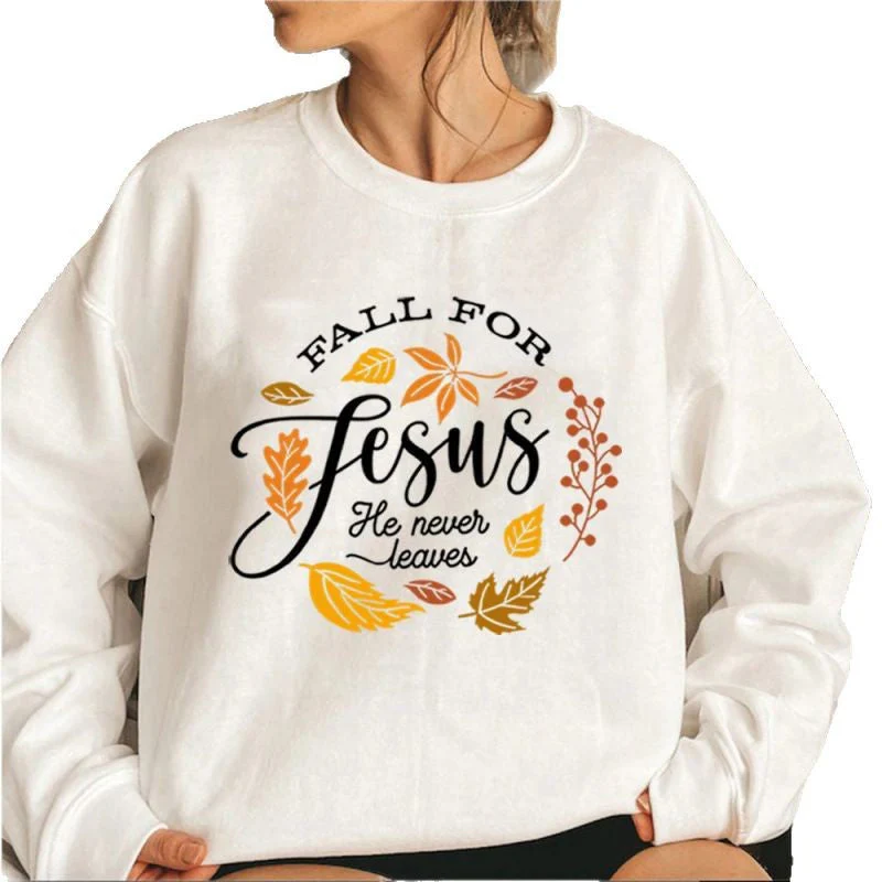 Damen Sweatshirt mit inspirierendem botanischem Herbstmotiv und angenehm weichem Innenfutter - Image 4