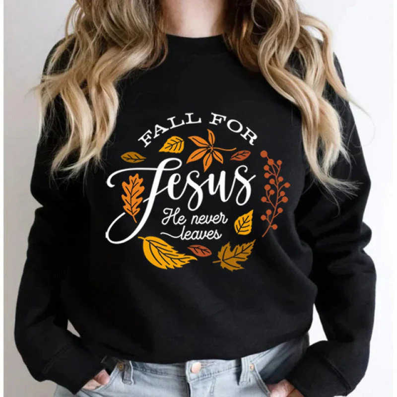 Damen Sweatshirt mit inspirierendem botanischem Herbstmotiv und angenehm weichem Innenfutter - Image 9