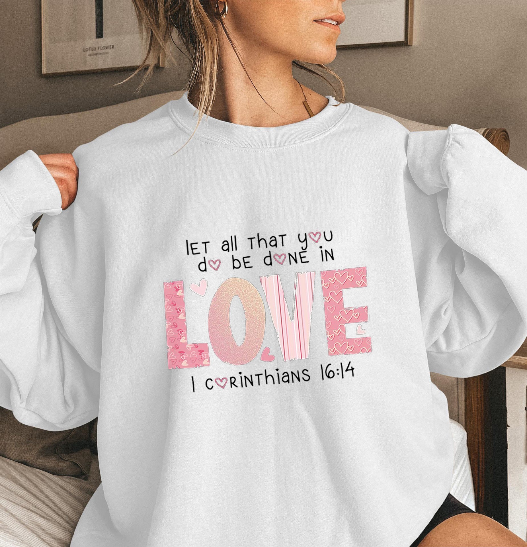 Damen Sweatshirt mit inspirierendem Druck und bequemer Passform - Image 7