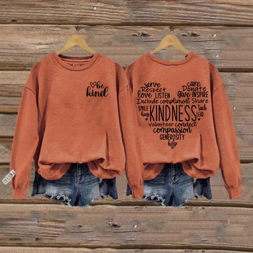 Damen Sweatshirt mit inspirierendem Kaltes-Design und großzügigem Schnitt - Image 2