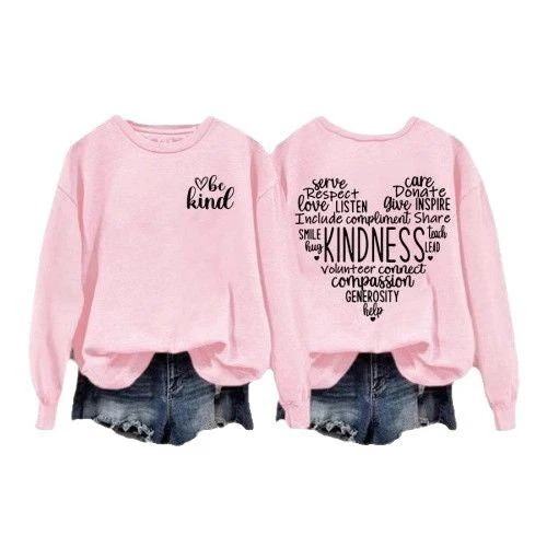 Damen Sweatshirt mit inspirierendem Kaltes-Design und großzügigem Schnitt - Image 4